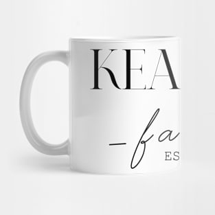 Keating Family EST. 2020, Surname, Keating Mug